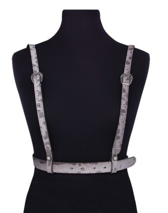 Cintura Bretella pitonata manichino