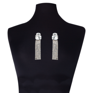 Orecchini Castone manichino