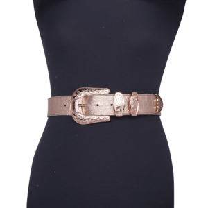 Cintura single west cipria 040 su manichino