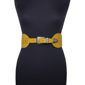 Cintura wonder woman gialla su manichino